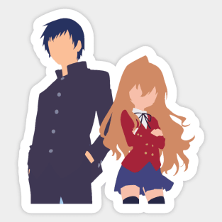 Ryuji and Taiga Minimalist Sticker